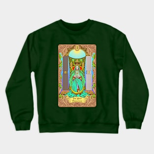 High Priestess Tarot Card Crewneck Sweatshirt